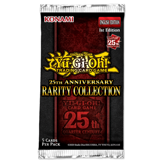 25th Anniversary Rarity Collection Booster Pack (5 Cards)