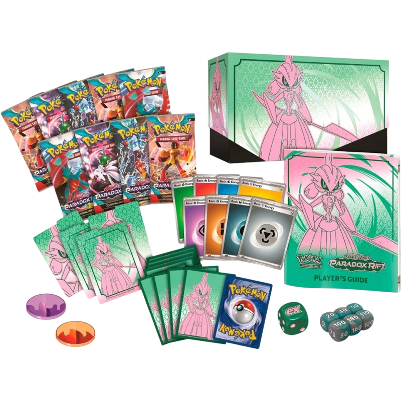 Pokémon TCG: Scarlet & Violet-Paradox Rift Elite Trainer Box (Iron Valiant)