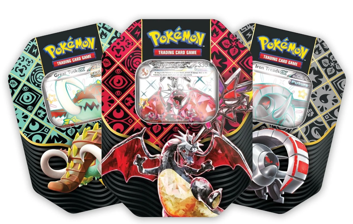 Pokémon TCG: Scarlet & Violet - Paldean Fates Tin (1 at Random)