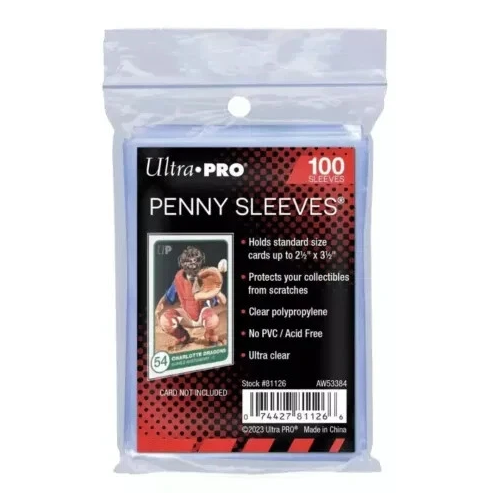 Ultra PRO Standard Soft Sleeves – 100 Pack