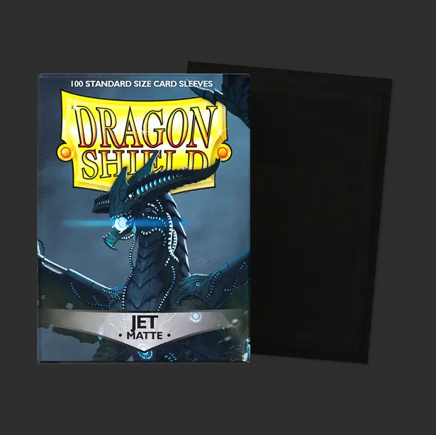 Dragon Shield Jet - Matte Sleeves - Standard Size