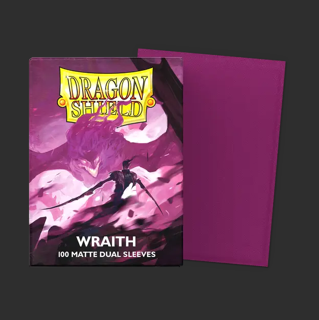 Dragon Shield Wraith - Dual Matte Sleeves - Standard Size