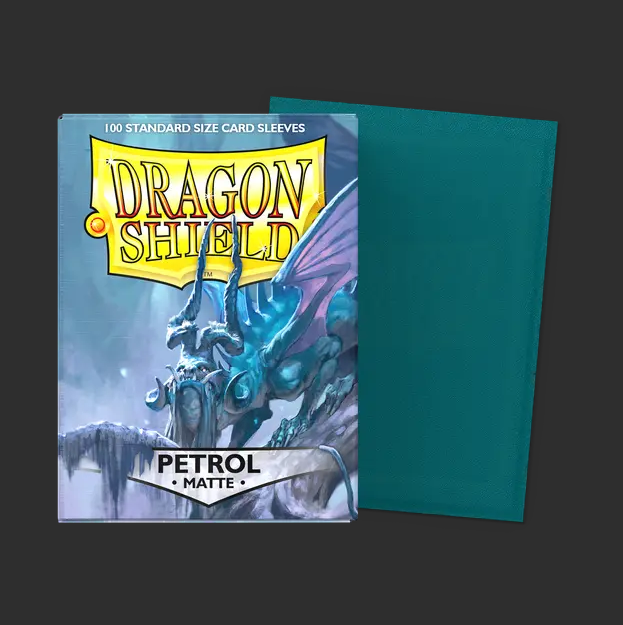 Dragon Shield Petrol - Matte Sleeves - Standard Size Rush Cards Dragon Shield Petrol - Matte Sleeves - Standard Size Rush Cards