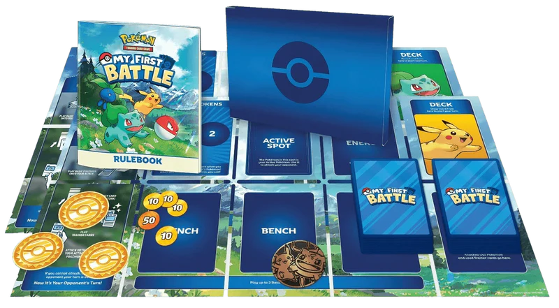 My First Battle - Bulbasaur vs Pikachu