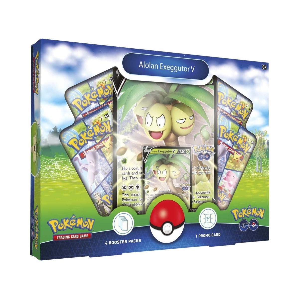 Pokémon TCG: Pokémon GO Collection-Alolan Exeggutor V - Rush Cards
