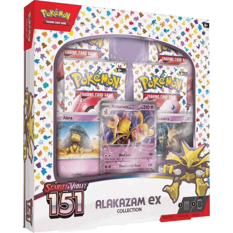 Pokemon TCG - Scarlet & Violet - 151 Alakazam ex Collection Box