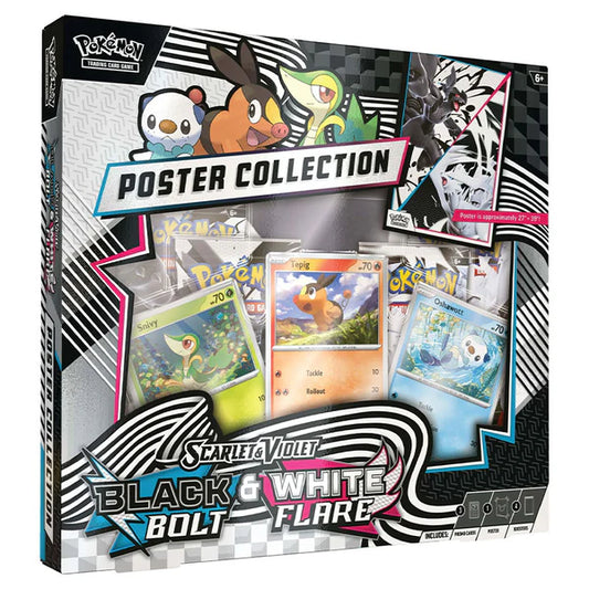 Scarlet & Violet 10.5 - Black Bolt & White Flare Unova Poster Collection