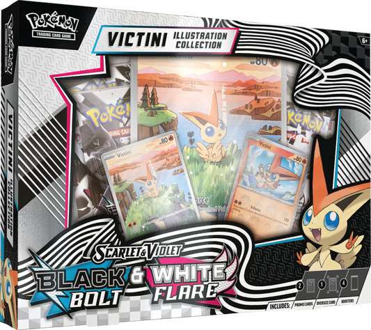 Scarlet & Violet 10.5 - Black Bolt & White Flare Unova Victini Illustration Collection