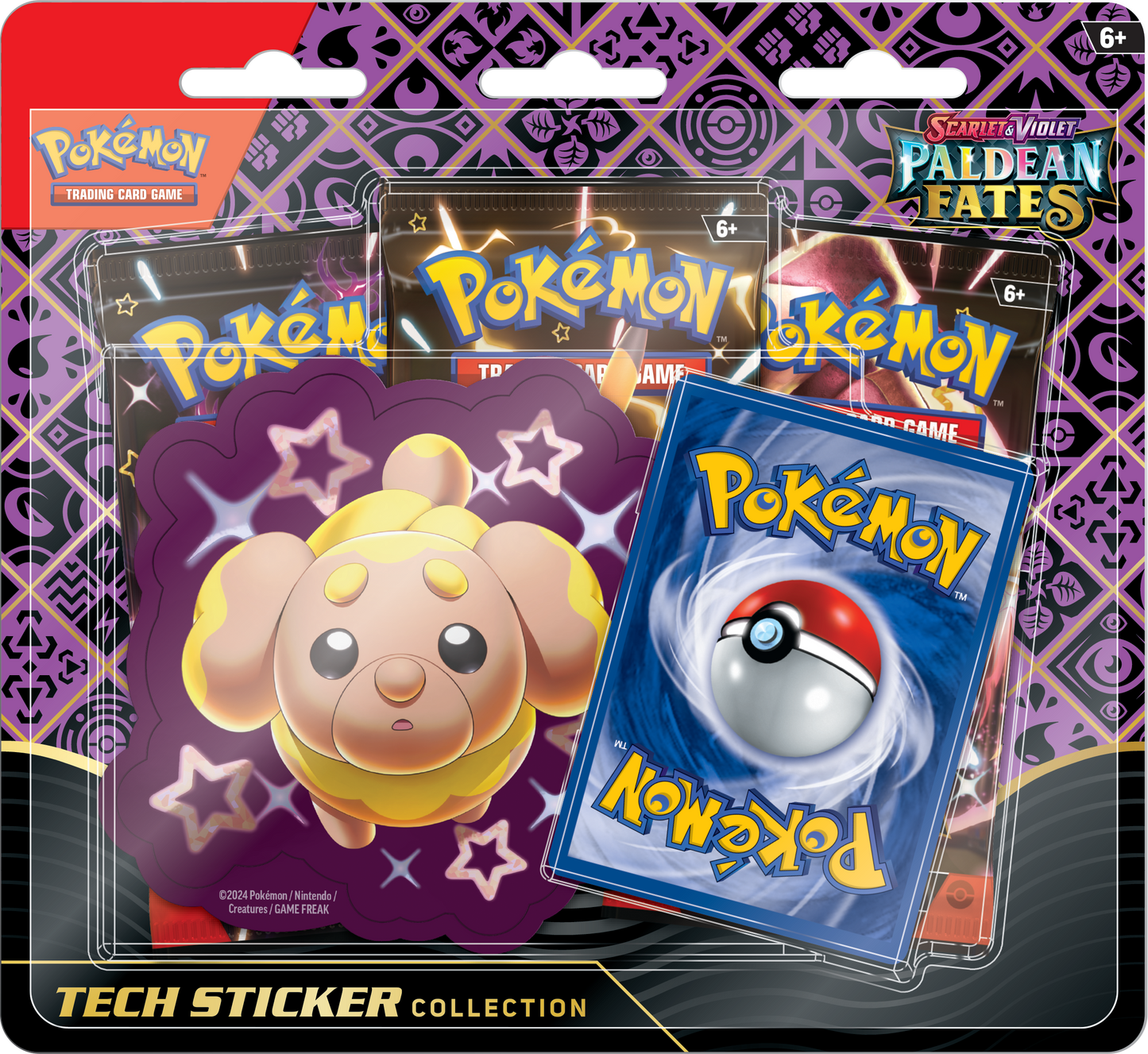 Pokémon TCG: Scarlet & Violet - Paldean Fates Tech Sticker Collection (1 at Random)