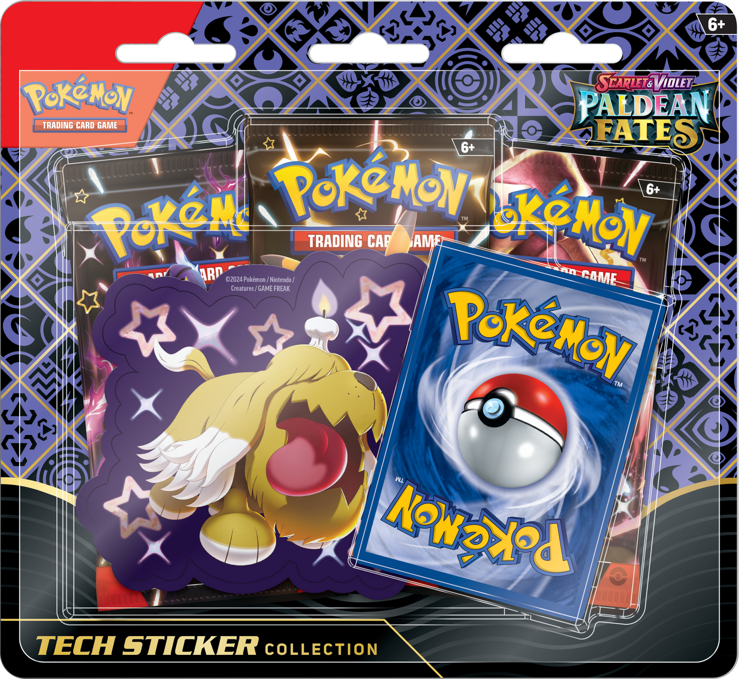 Pokémon TCG: Scarlet & Violet - Paldean Fates Tech Sticker Collection (1 at Random)
