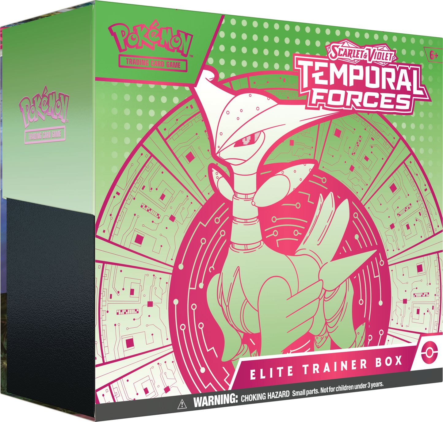 Pokémon TCG: Scarlet & Violet-Temporal Forces Elite Trainer Box (Iron Leaves)