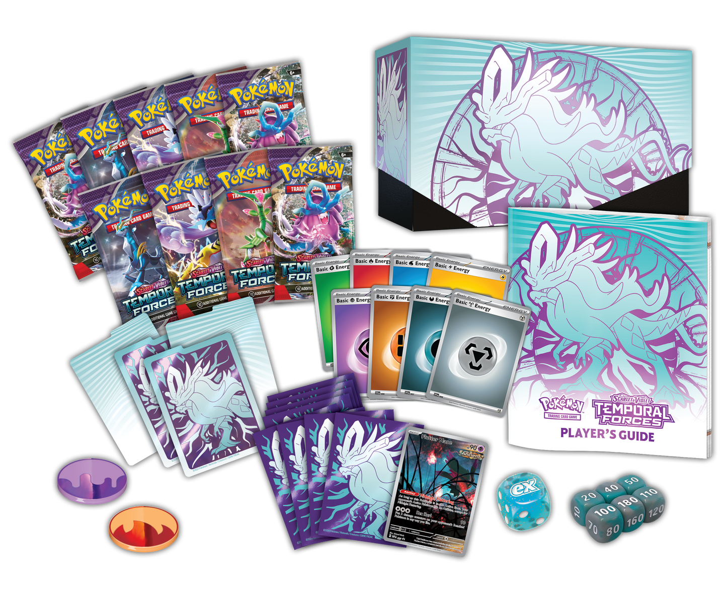 Pokémon TCG: Scarlet & Violet-Temporal Forces Elite Trainer Box (Walking Wake)