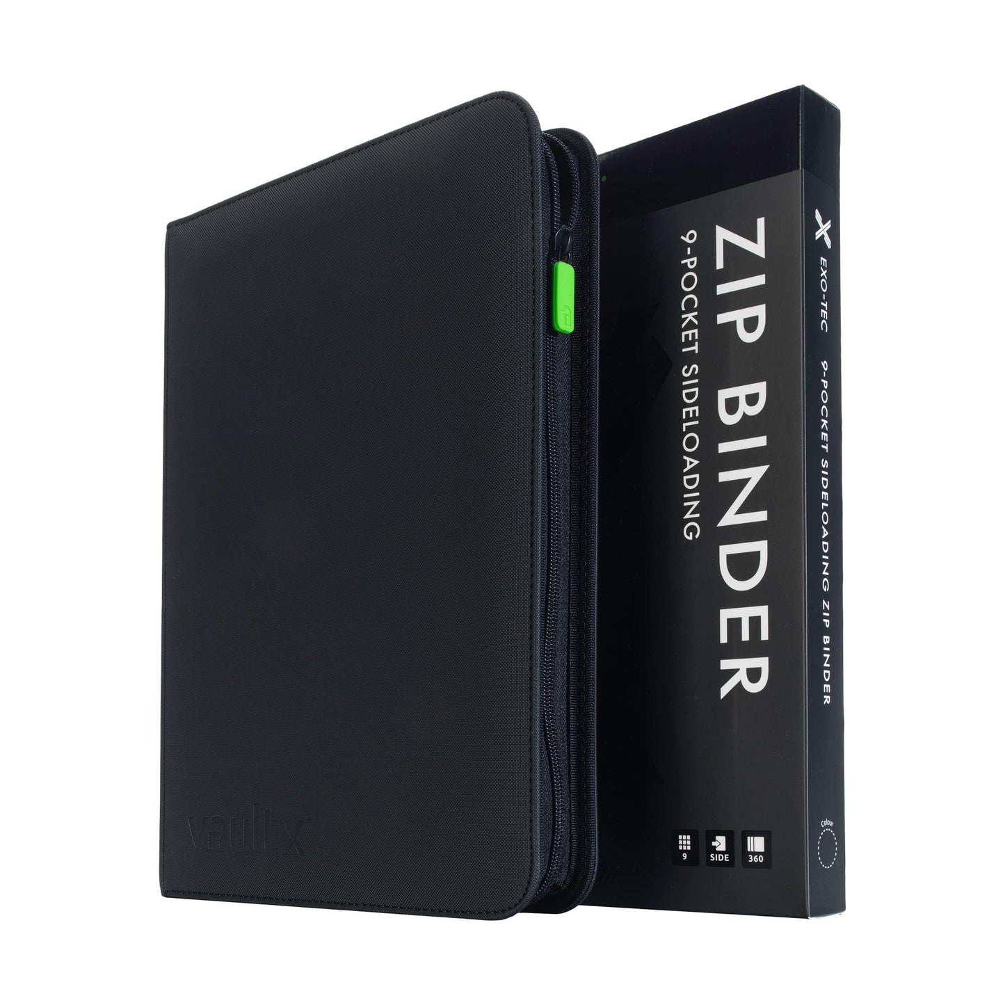 VaultX EXO-TEC Zip Binder 9-Pocket
